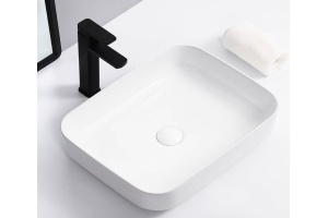 Раковина накладная Ceramalux N 50 белый (9391)