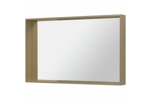 Зеркало Allen Brau Reality 120 с подсветкой латунь матовый