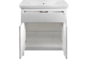 Тумба с раковиной Misty Адель 70 белая матовая - 2