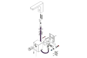 Смеситель для раковины сенсорный Timo Torne 4313/00F хром - 2