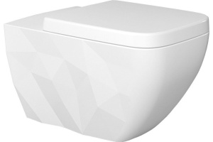 Унитаз подвесной Bien Kristal безободковый, с биде