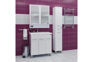 Тумба с раковиной напольная СанТа Омега 80 белый - 3