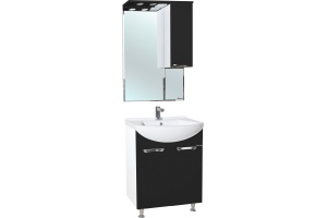 Мебель для ванной Bellezza Альфа 55 черная