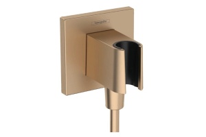 Шланговое подключение Hansgrohe FixFit E полированная бронза