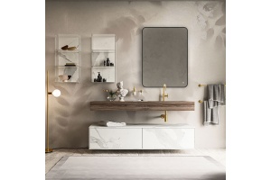 Зеркало Vincea 60х80 черное с подсветкой - 2