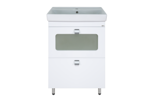 Тумба с раковиной Misty Урал 60 белый