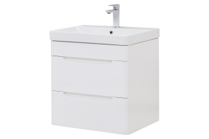 Тумба с раковиной Allen Brau Aquanet София 60 белый глянец - 2