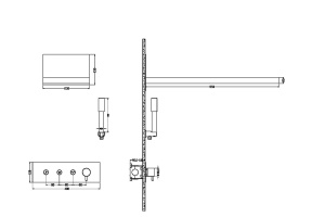 Душевой комплект Boheme Fusion золото матовый - 2