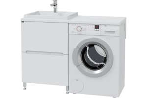 Раковина СанТа Юпитер 120 L, без кронштейнов - 3