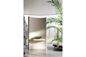 Раковина накладная прозрачная ABBER Kristall AT2802Vesuvian оливковая - 3