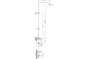 Душевая стойка Rush ST4235-30 - 2