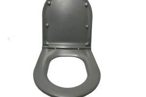 Унитаз подвесной Ceramalux черный, матовый (2197MG) - 3