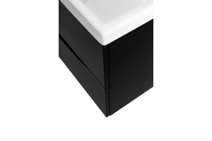 Тумба под раковину Belbagno Marino-Cer 60 черный - 3