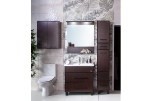 Зеркало Бриклаер Чили 80 венге С, с подсветкой - 2