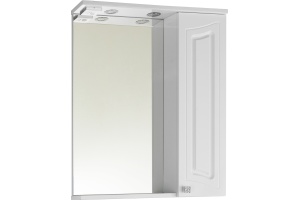Зеркало-шкаф Vod-Ok Адам 65 R, белый