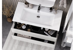 Комплект мебели Aquaton Сохо 100 серый - 3