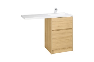 Фасад для тумбы Aquaton Лондри 60 светлое дерево - 2