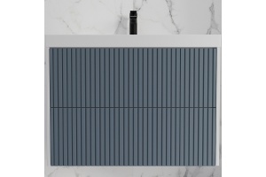 Тумба под раковину Style Line Стокгольм 80 серая матовая