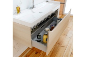 Тумба с раковиной Aqwella 5 stars Верона 100 акация - 3