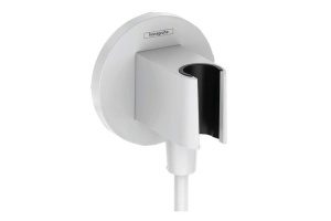 Шланговое подключение Hansgrohe FixFit S белый матовый