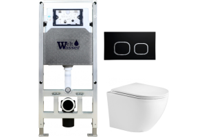 Комплект Weltwasser AMBERG 506 ST + MERZBACH 004 GL-WT + AMBERG RD-BL (10000006895)