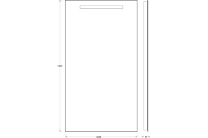 Зеркало в ванную Evoform  60 см (BY 2010) - 3