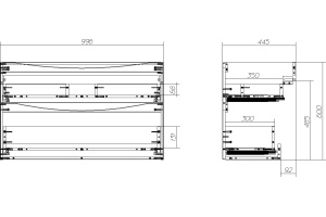 Тумба под раковину BelBagno Marino 100 светлое дерево - 3