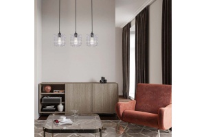 Подвесной светильник Escada Grid 10190/3S Chrome - 3