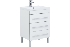 Тумба с раковиной Aquanet Верона 58 белая - 3