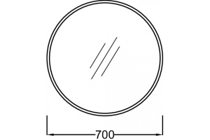 EB1177-00 зеркало круглое /70/ - 2