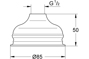 Верхний душ Grohe Relexa 28404000 - 2
