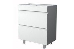 Тумба под раковину напольная Stella Polar Памелла 100 белая