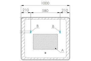 Зеркало Соул 1000x700 - 2