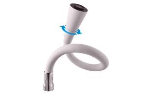 Гибкий излив смесителя Rav Slezak серый - хром - 2