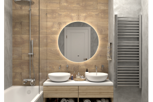 Зеркало с теплой подсветкой ART&MAX Sanremo AM-San-800-DS-C