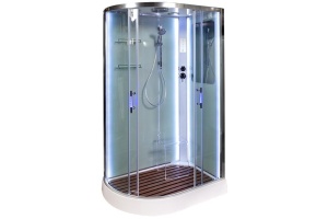 Душевая кабина DETO A102RLED с средним поддоном - 3