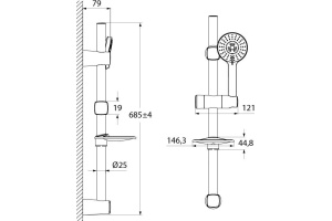 Душевой гарнитур IDDIS Pond (PON5F00i16) - 2