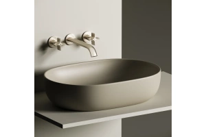 Раковина накладная Ceramica Nova Element 60х41.5 кофейная - 2