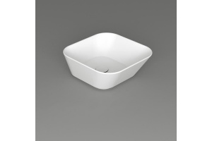 SIMAS WAVE Раковина чаша квадратная 42х42х16,5 см, без отв под смеситель,цвет белый