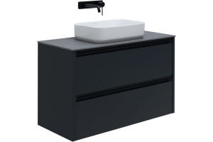 Тумба под раковину Allen Brau Fantasy 100 черный матовый - 2