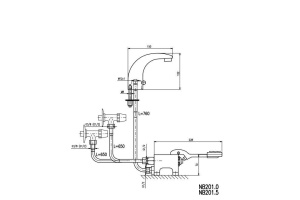 Смеситель для раковины Rav Slezak  хром (NB201.5) - 2