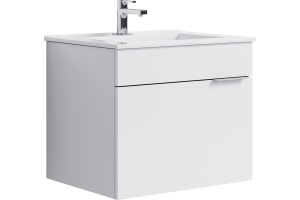 Тумба с раковиной Aqwella Brig 60 подвесная, белая