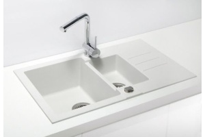 Мойка кухонная Alveus Rock Granital 70 arctic - 2