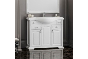 Тумба с раковиной Opadiris Риспекто 100 белая матовая - 2