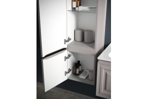 Шкаф-пенал Sancos Very 35х160 левый темно-бежевый - 3