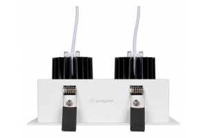 Встраиваемый светодиодный светильник Arlight CL-Kardan-S180x102-2x9W Day 024138 - 2