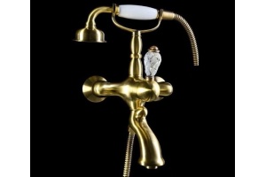 Смеситель для ванны Boheme CRYSTAL бронза (303-CRST)