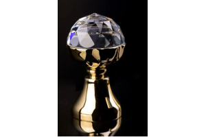 Смеситель для биде Boheme Medici бронза с прозрачным кристаллом Swarovski - 2