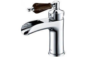 Смеситель для раковины Boheme Vogue хром с черным кристаллом Swarovski