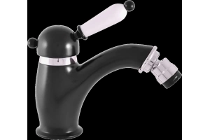 Смеситель для биде Rav Slezak Labe черный матовый - хром